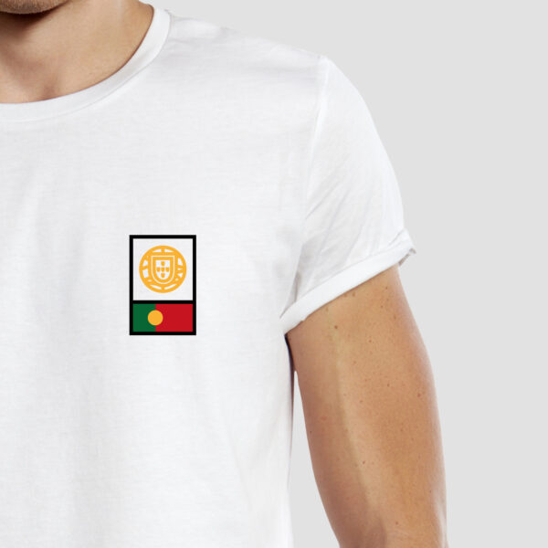 T-shirt blanc Portugal
