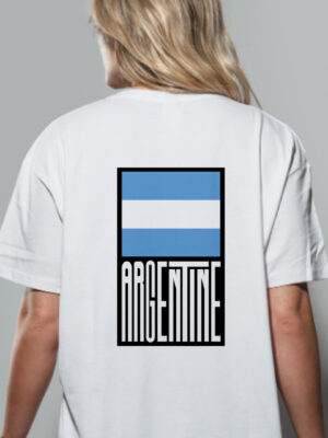 T-shirt blanc Argentine