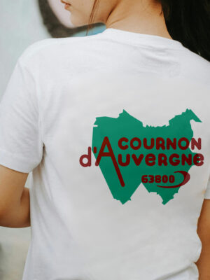 T-shirt blanc Cournon d'Auvergne