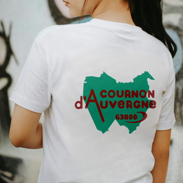T-shirt blanc Cournon d'Auvergne