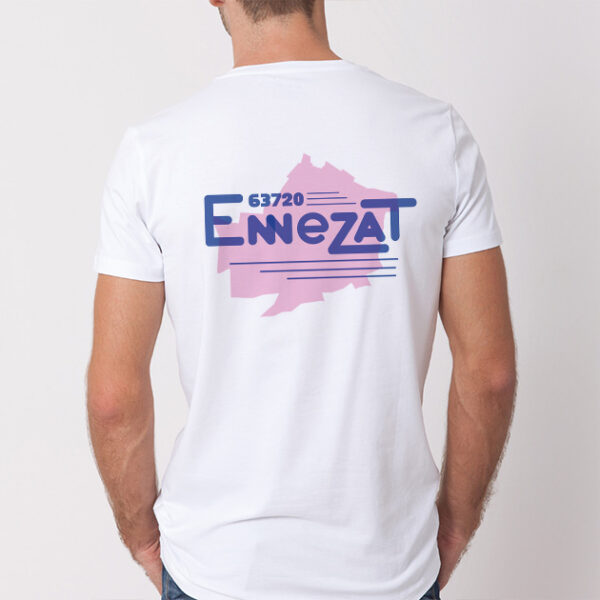 T-shirt blanc Ennezat