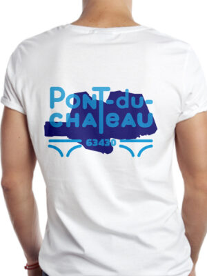 T-shirt blanc Pont-du-Château