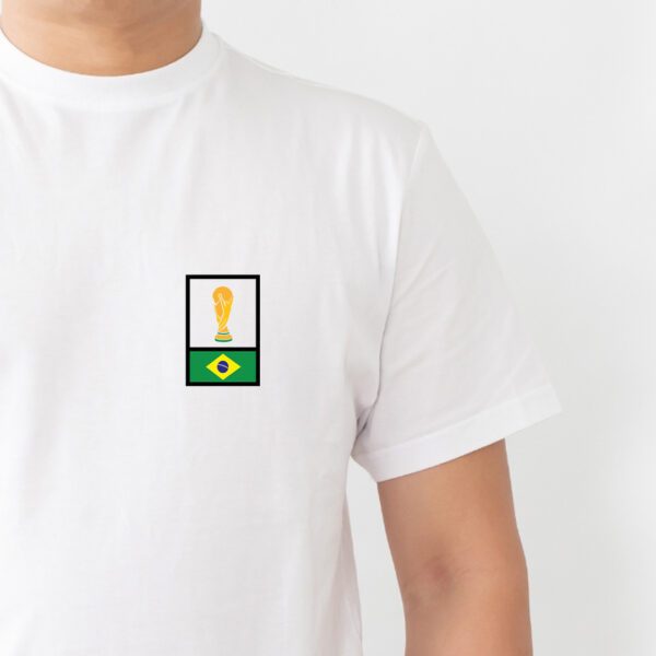 T-shirt blanc Brazil