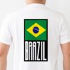 T-shirt blanc Brazil