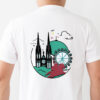 T-shirt blanc Clermont-Ferrand