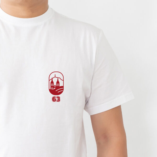 T-shirt blanc Cournon d'Auvergne