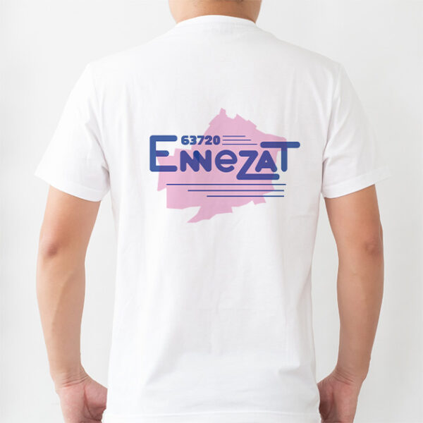 T-shirt blanc Ennezat