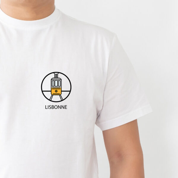 T-shirt blanc Lisbonne