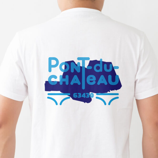T-shirt blanc Pont-du-Château
